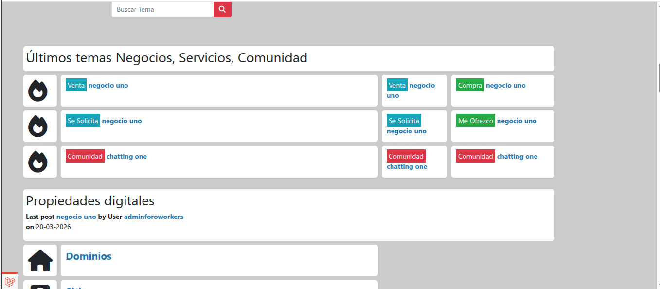 Foroworkers Comunidad en Linea